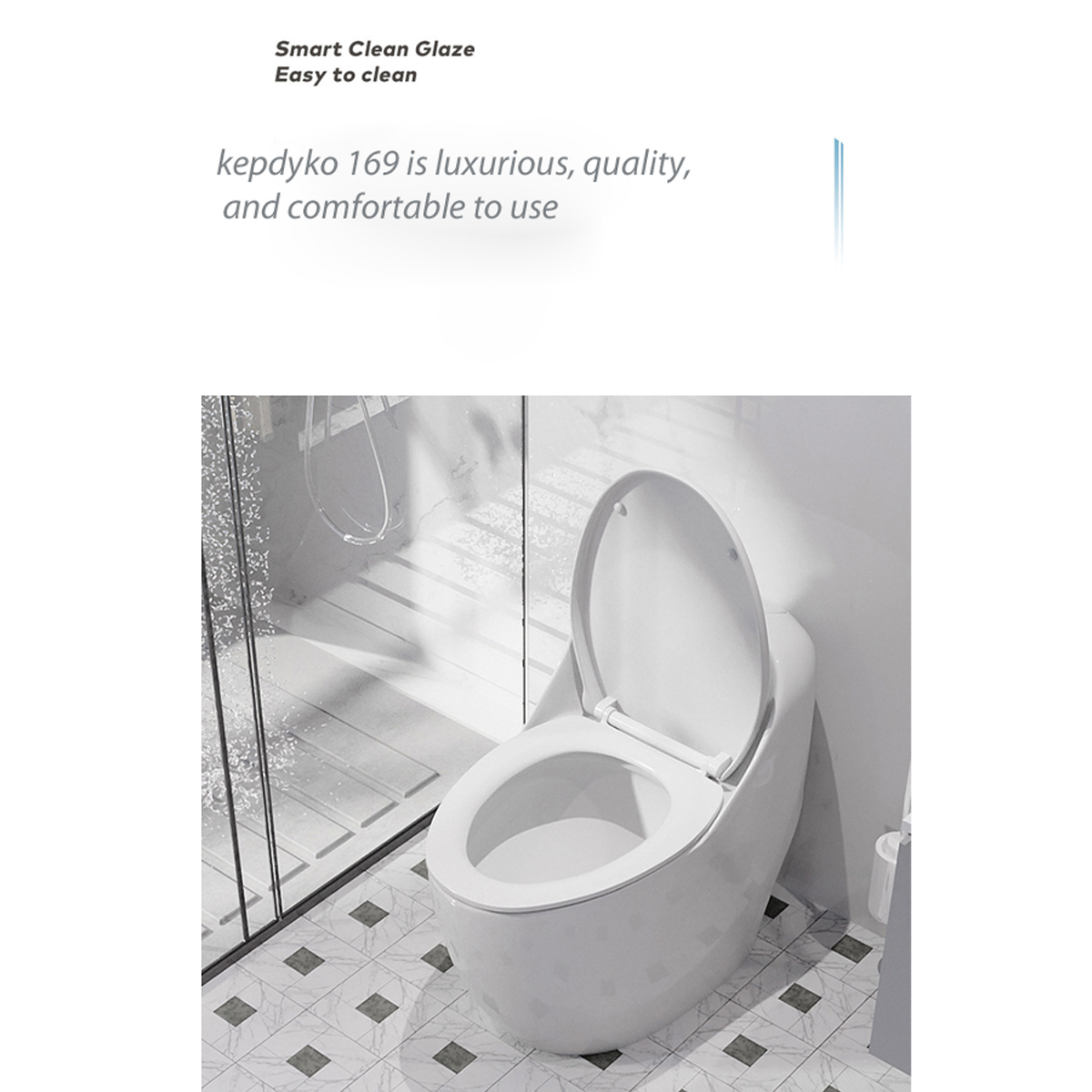 Bồn cầu liền khối LK 169 chụp từ trên xuống, thể hiện kiểu dáng hiện đại