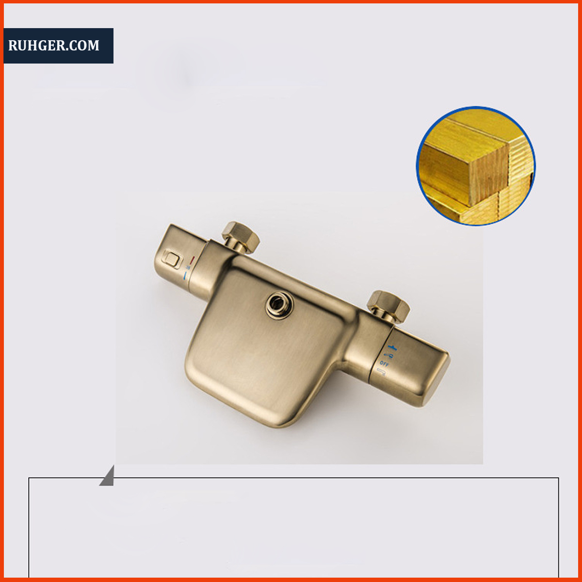 Vòi sen KB4920 chất liệu đồng HPP 59-1 tinh khiết