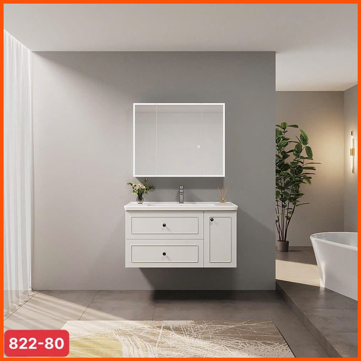 Chất liệu inox lõi nhôm tổ ong siêu bền, chống cong vênh, phù hợp môi trường ẩm