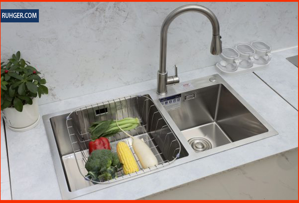 Chậu rửa bát KP – CR02 – 8245L lòng chậu sâu, chống bắn nước