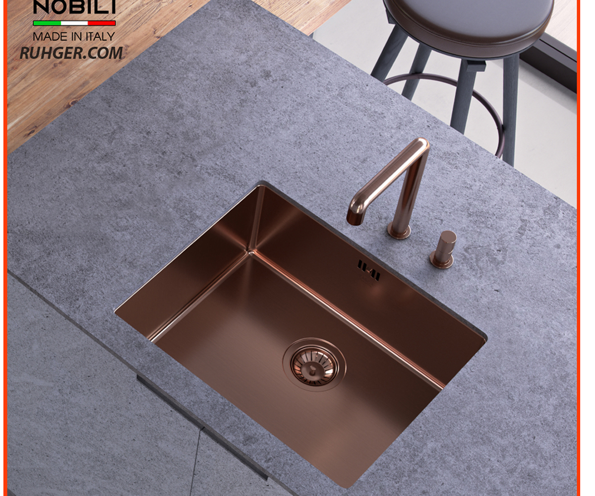 Chậu Rửa Bát Nobinox NT699PK lòng chậu sâu chống bắn nước