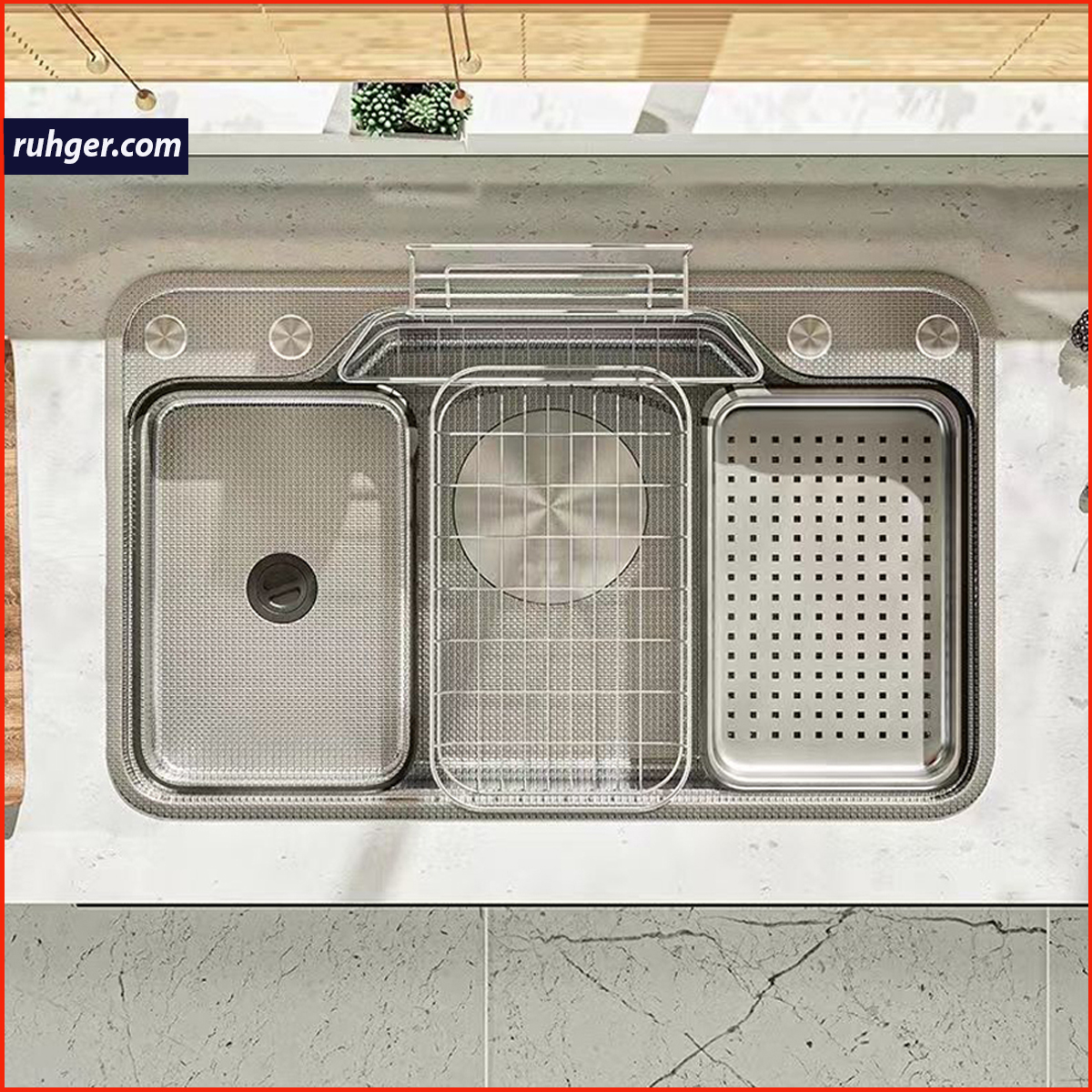 Chậu rửa bát NK8248-1 thiết kế chuẩn phong cách Nhật Bản, tinh tế và hiện đại