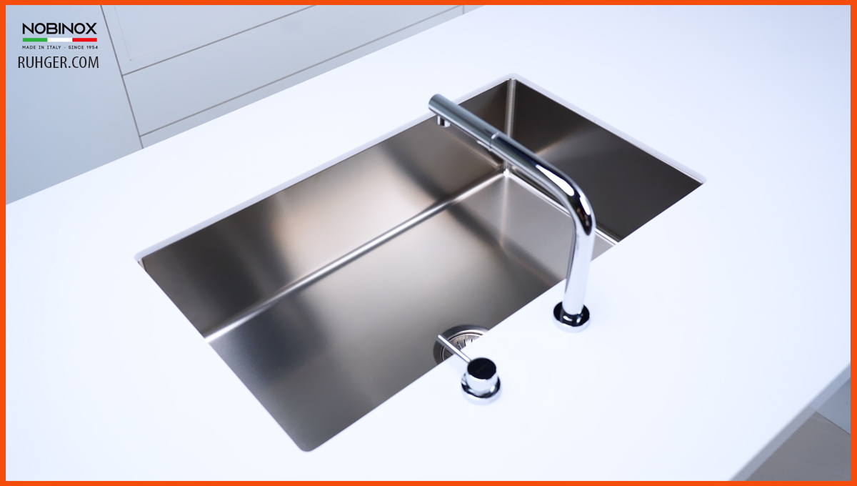 Chậu Rửa Bát Nobinox NT670U lòng chậu sâu, rộng, hạn chế bắn nước