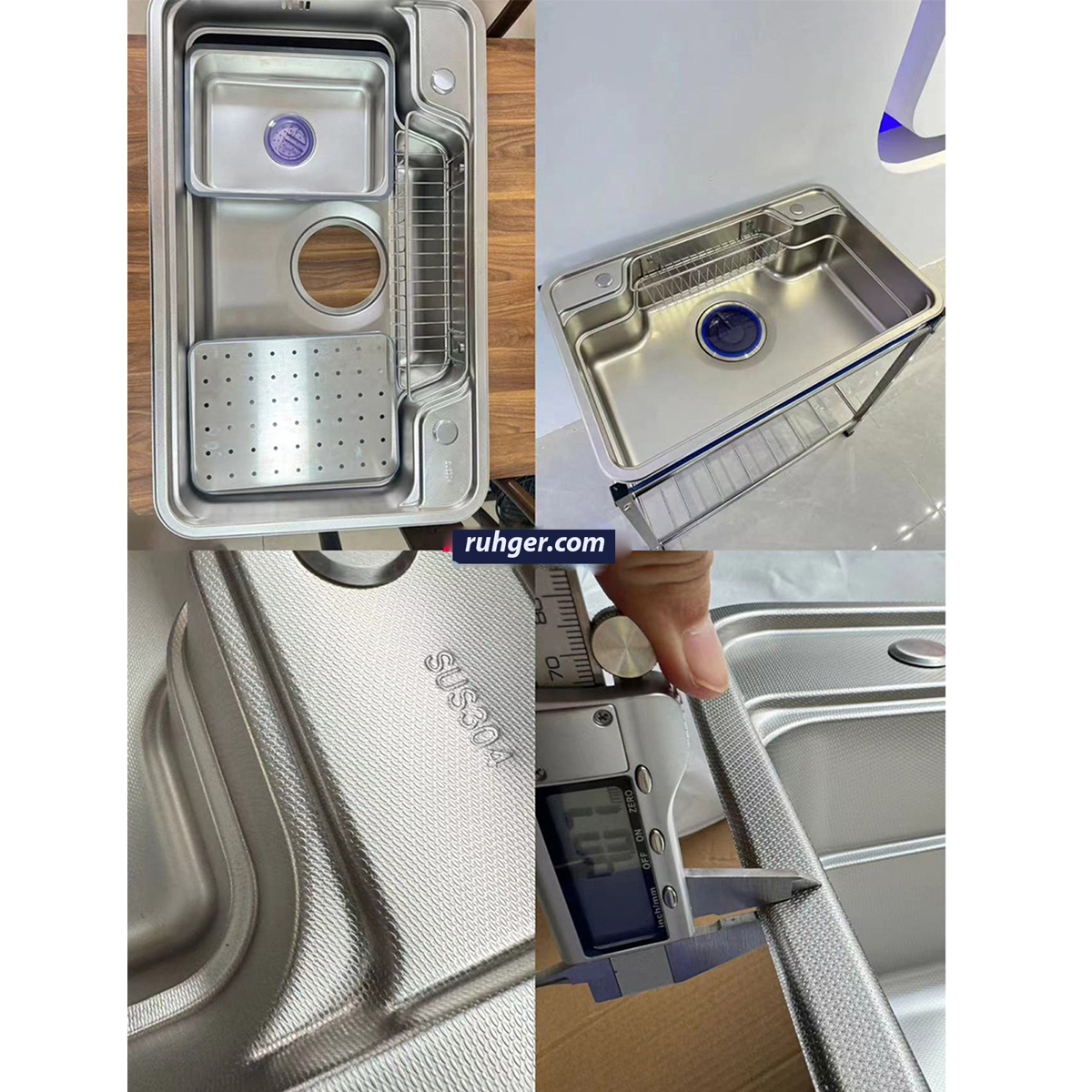 Chậu rửa bát SKL7848 inox 304 chống trầy xước, bền đẹp, phù hợp với mọi không gian bếp