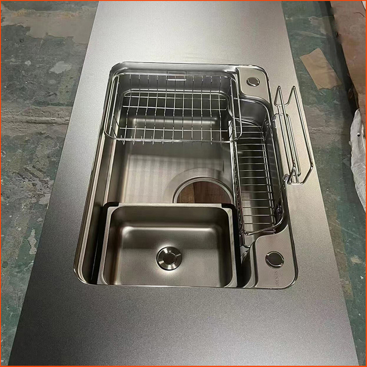 Các kiểu lắp đặt linh hoạt của chậu rửa bát Bello C420 – âm bàn, bán âm và dương bàn tiện lợi, sang trọng