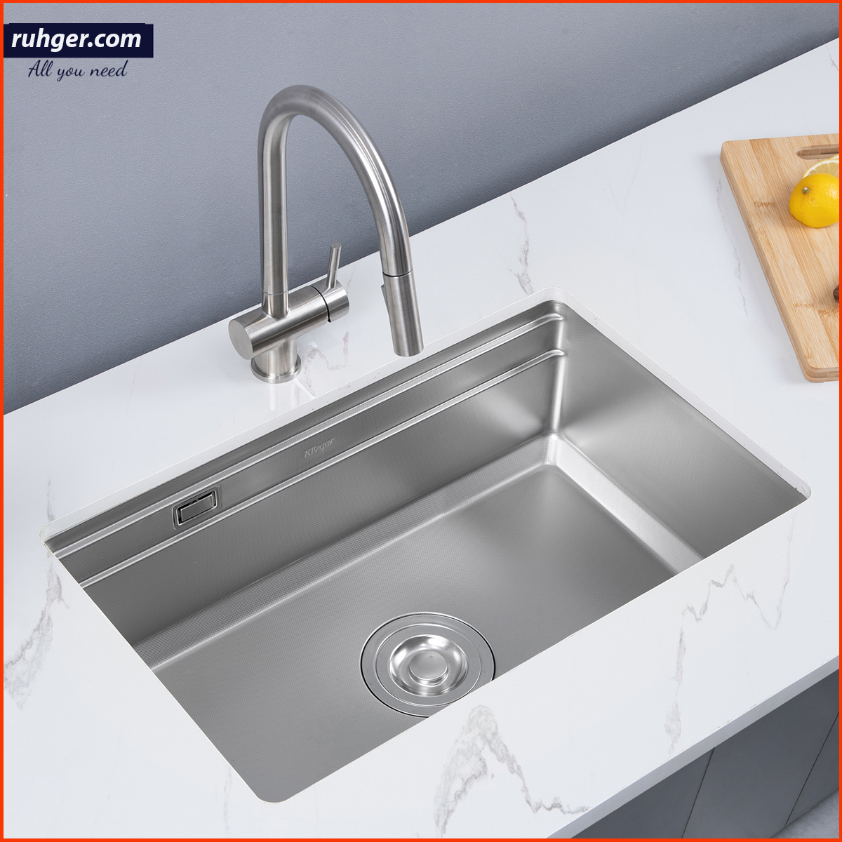 Chậu Rửa Chén Kluger KWU8161FS – S70  inox POSCO 304 cao cấp, bền bỉ, chống gỉ