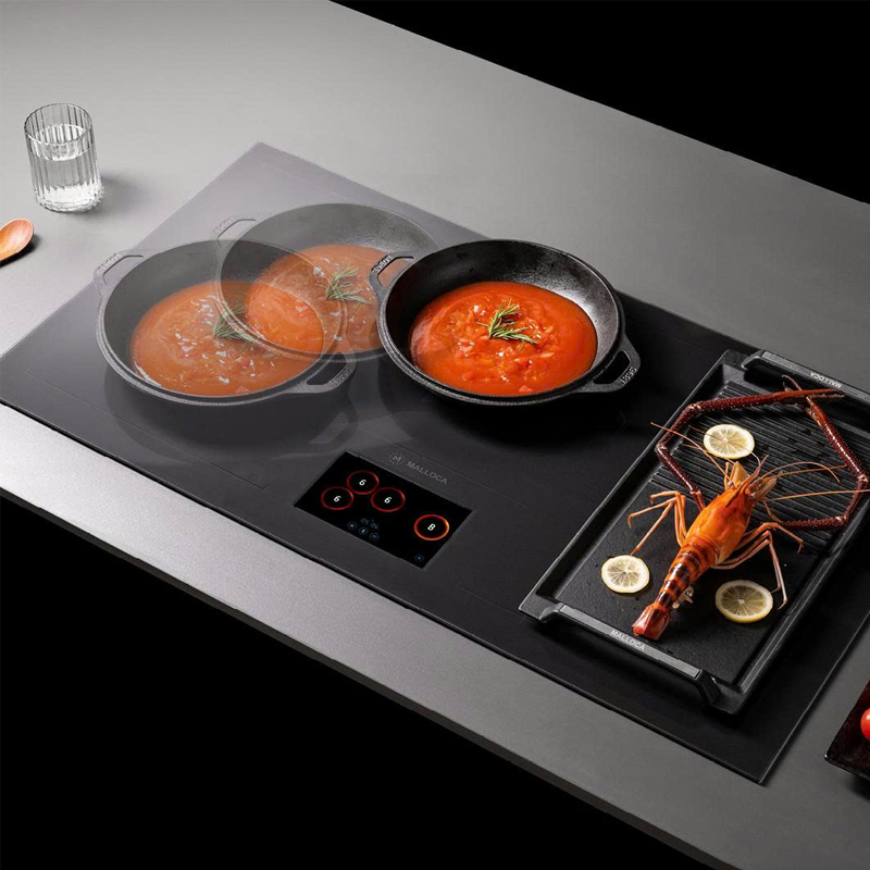 Công nghệ nấu đa điểm thông minh trên bếp từ Malloca Skylux MH-92TFT