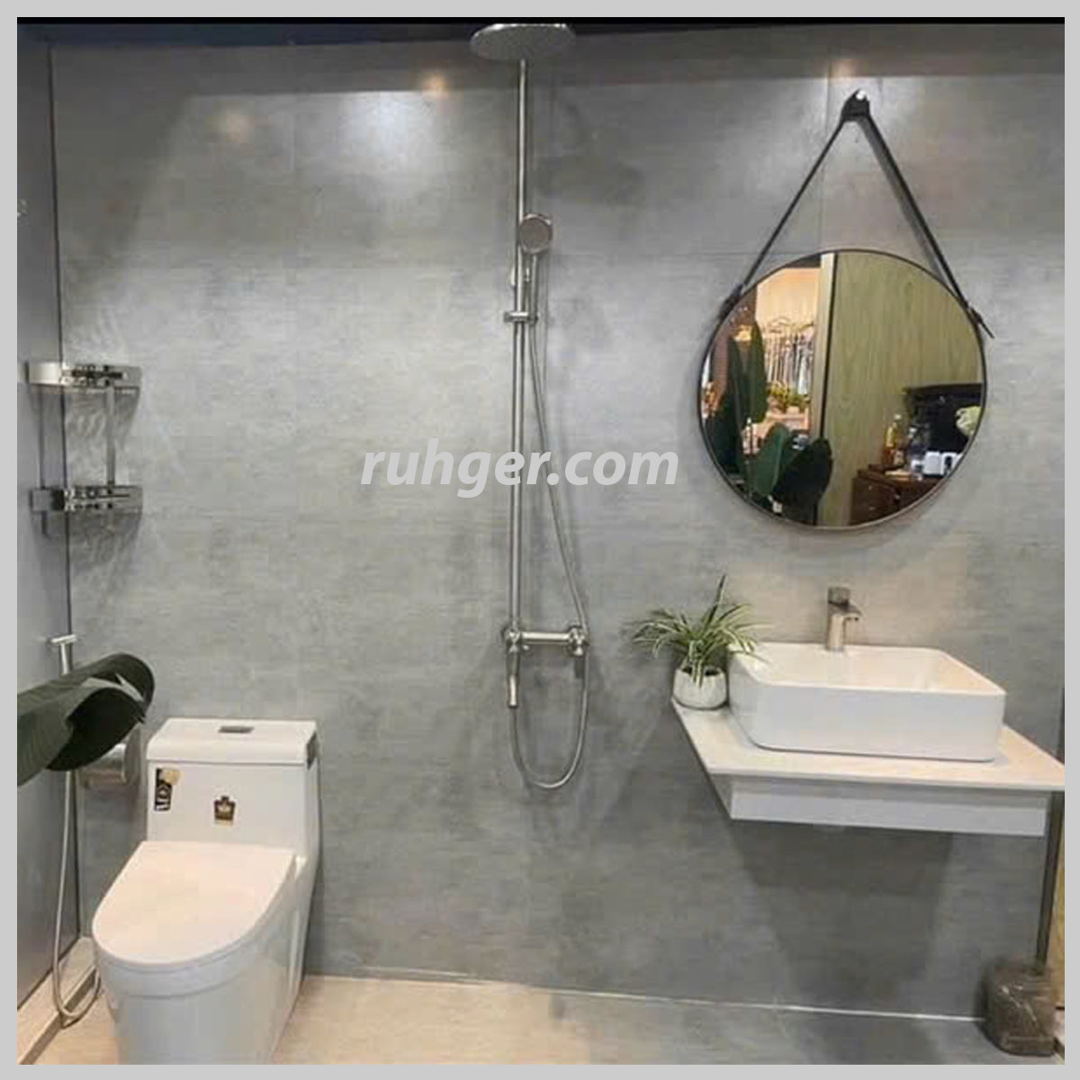 Combo nhà tắm CB183 gồm 9 món thiết bị vệ sinh đồng bộ, hiện đại, chất liệu cao cấp