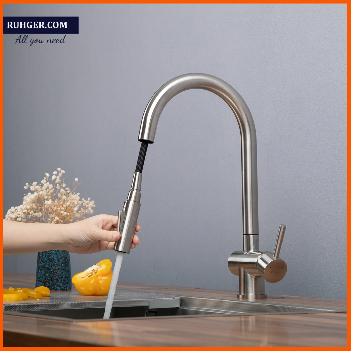 Đầu vòi Kluger KLF0008S với 2 chế độ nước