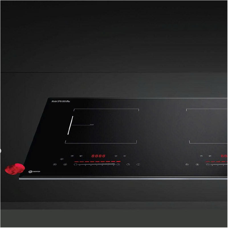 Hệ điều khiển cảm ứng Slider bếp từ đôi Spelier SPM-988i PLUS