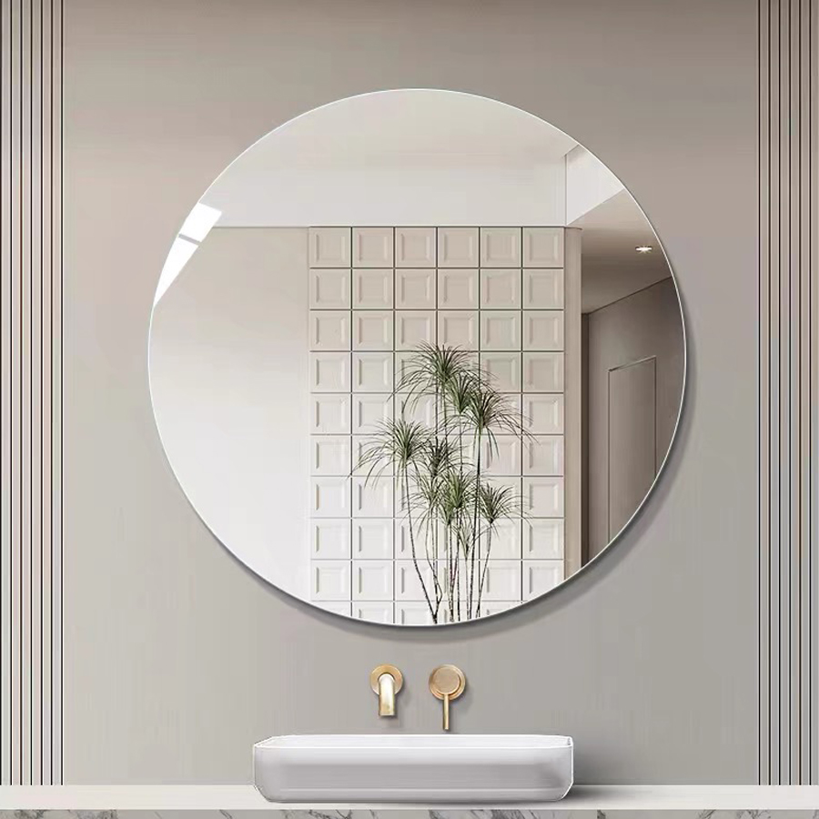 Gương tròn phòng tắm RUHGERLUX – Phôi Bỉ tráng bạc 8 lớp, chống ố mốc