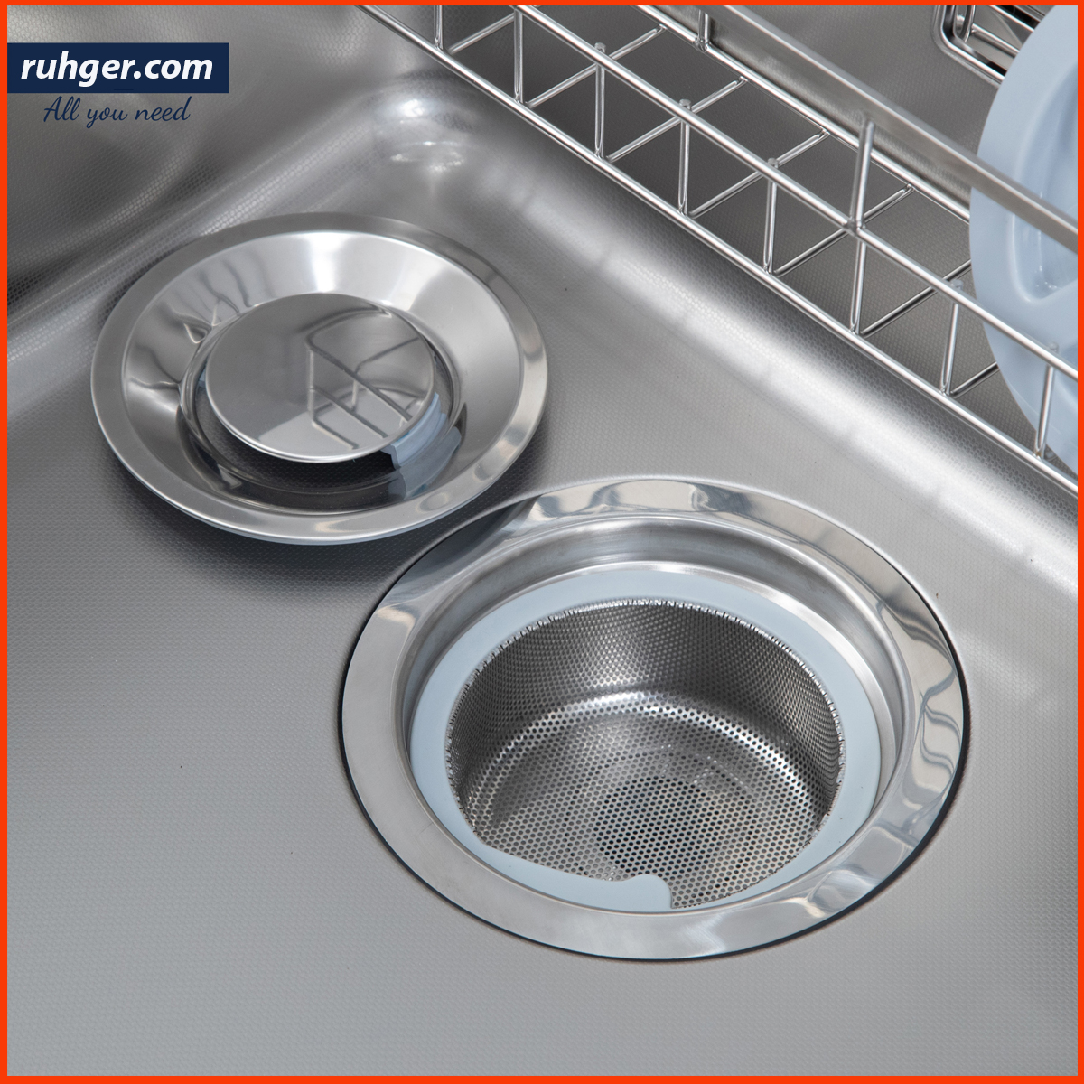 Hệ thống thoát nước thông minh và chống ngưng tụ hơi nước của chậu rửa bát Kluger KH8048SL Plus