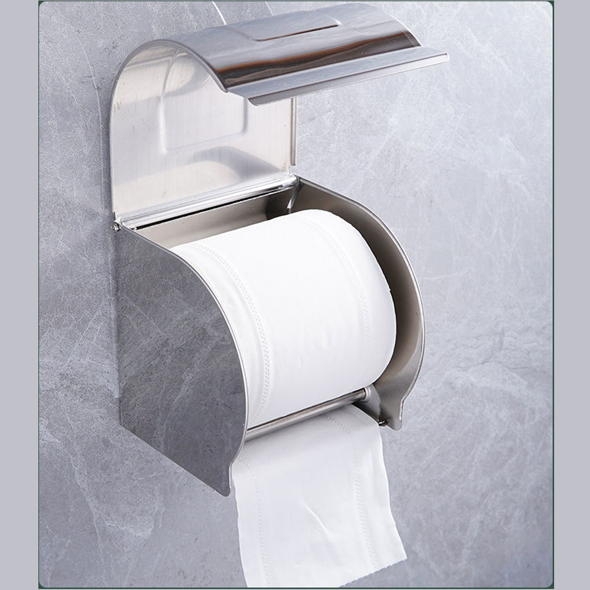 hộp giấy inox 304 cao cấp, chống gỉ sét, thiết kế chắc chắn , chống nước , phù hợp với mọi không gian phòng tắm