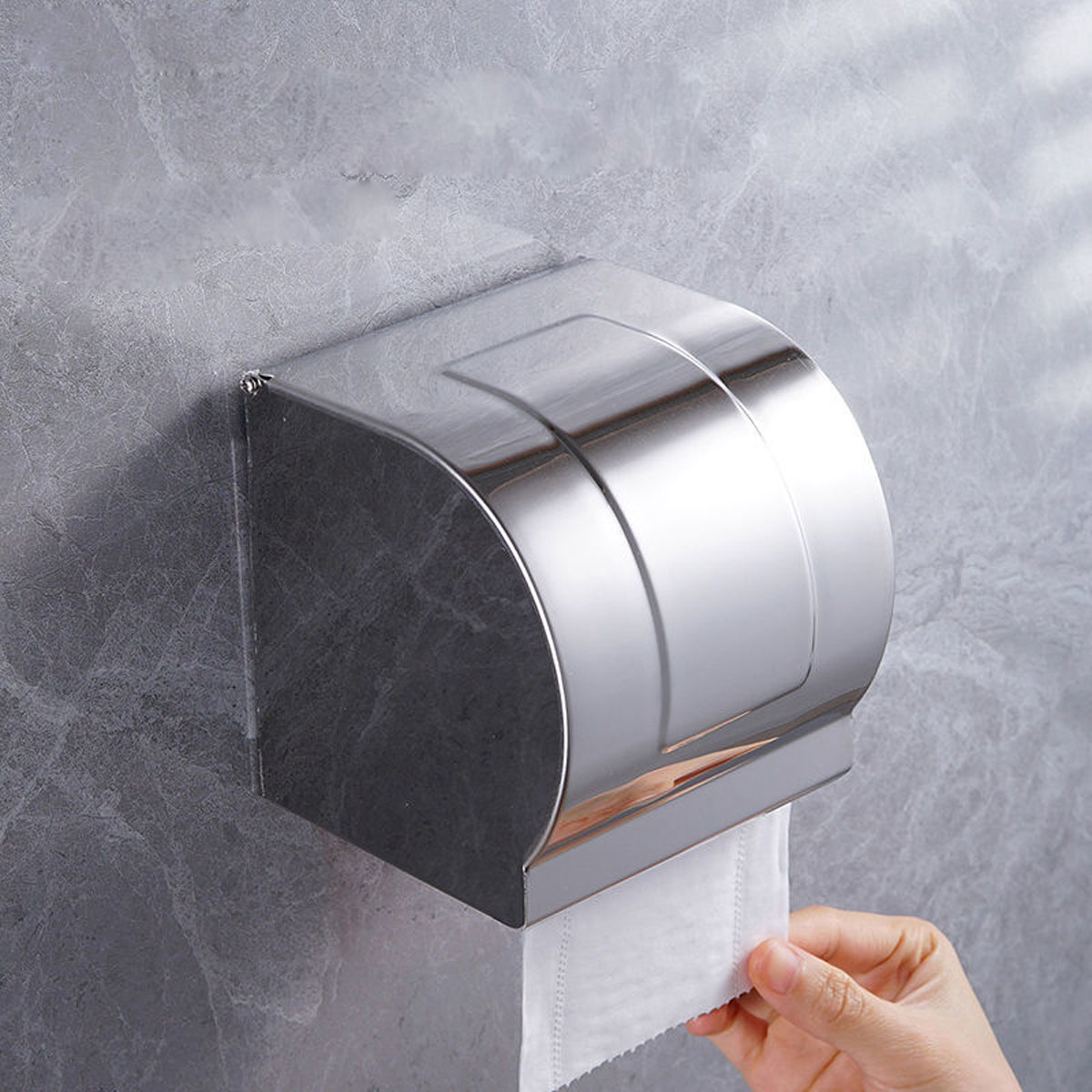 Lô giấy inox 304 cao cấp, thiết kế chắc chắn, chống gỉ sét, dễ lắp đặt, phù hợp mọi không gian