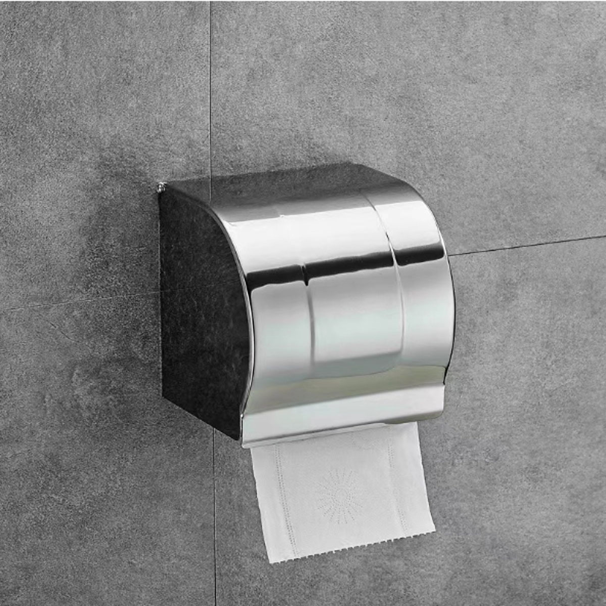 Lô giấy vệ sinh inox 304 – Chống nước, bảo vệ giấy tốt nhất, độ bền cao