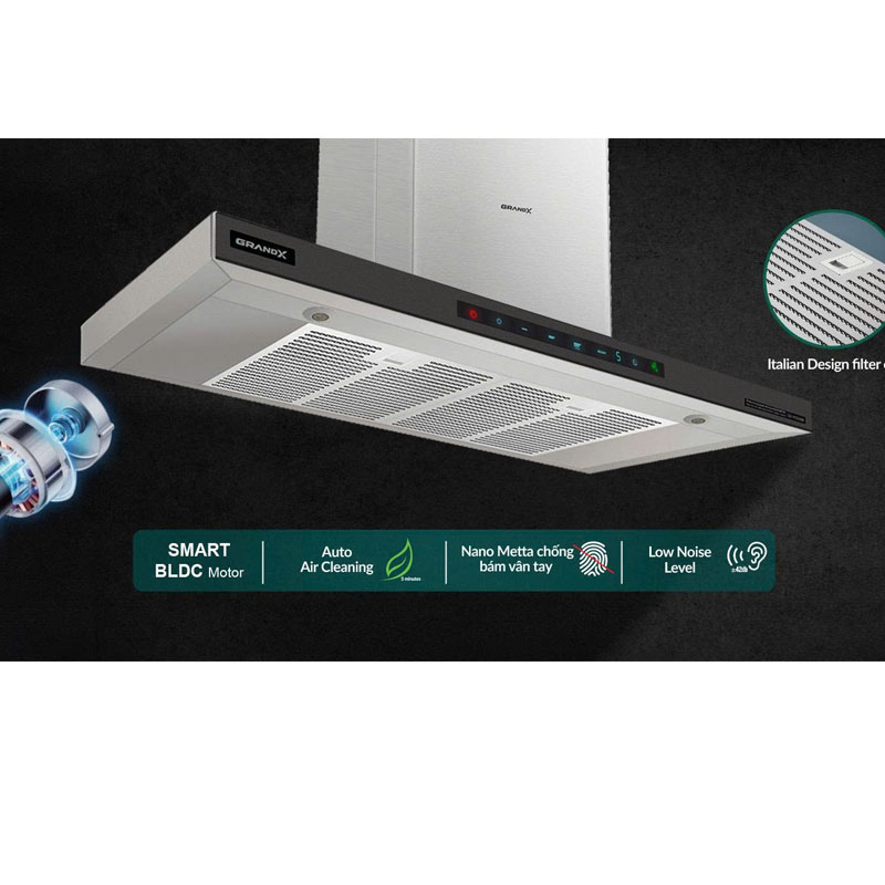 Hệ thống lọc than hoạt tính khử mùi hiệu quả trên GX H70C68B