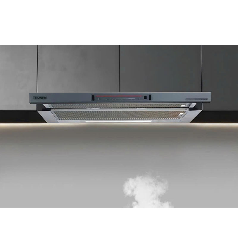 Lưới lọc Inox kết hợp Aluminium bền bỉ, dễ vệ sinh của máy hút mùi GrandX GX H70F72G