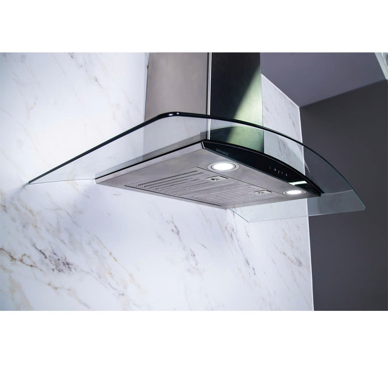 Lưới lọc nan inox bền bỉ, dễ vệ sinh của máy hút mùi GX H90C55