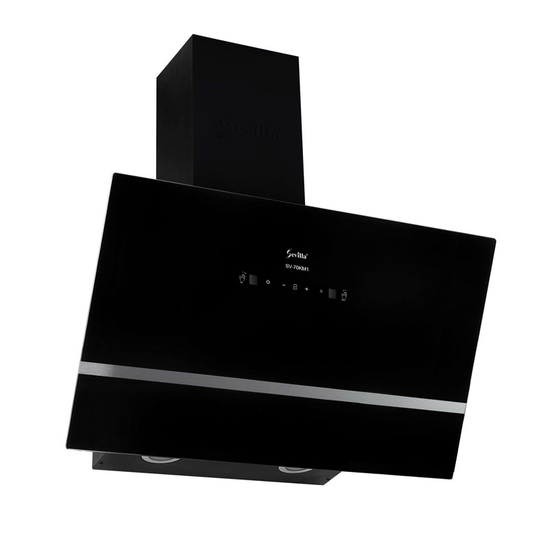 Lưới lọc nhôm 5 lớp siêu bền dễ tháo lắp và vệ sinh trên máy hút mùi Sevilla SV-70KM1.