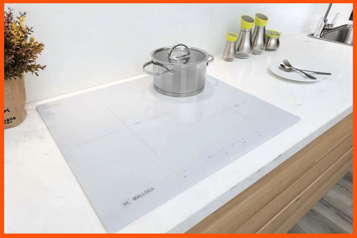 Mặt kính Schott Ceran màu trắng cao cấp chịu lực chịu nhiệt