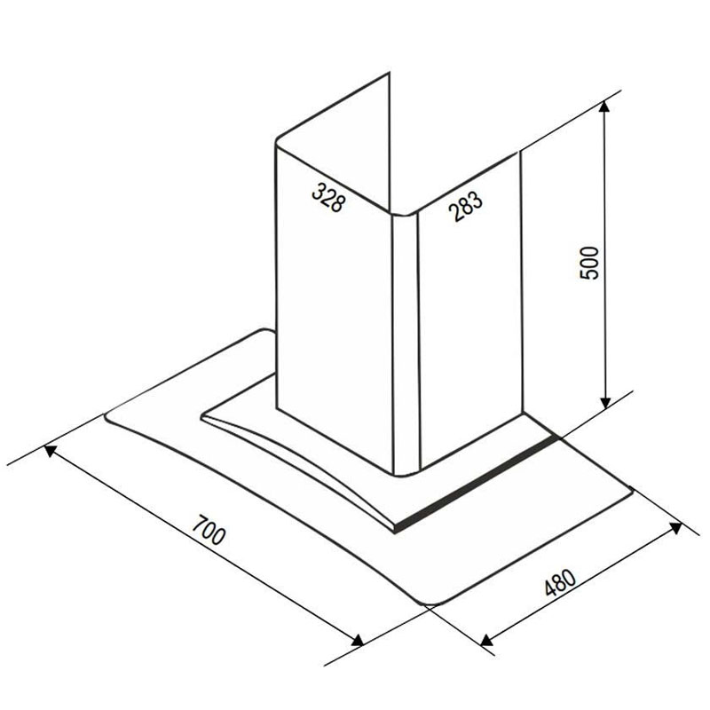 Thông Số Kỹ Thuật Máy hút mùi Bauer BC 70EC3B