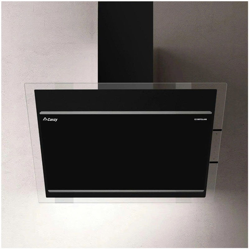 Lưới lọc mỡ inox 5 lớp dễ tháo rời và vệ sinh của máy hút mùi Canzy CZ 369T Glass