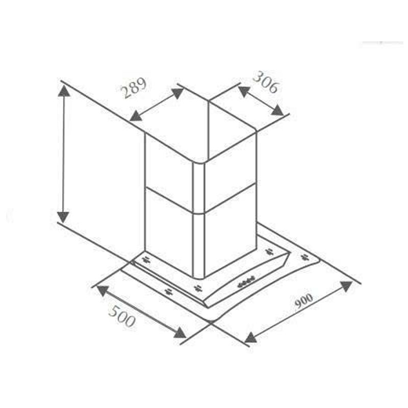 Thông số kỹ thuật Máy hút mùi kính cong Canzy CZ 9990S