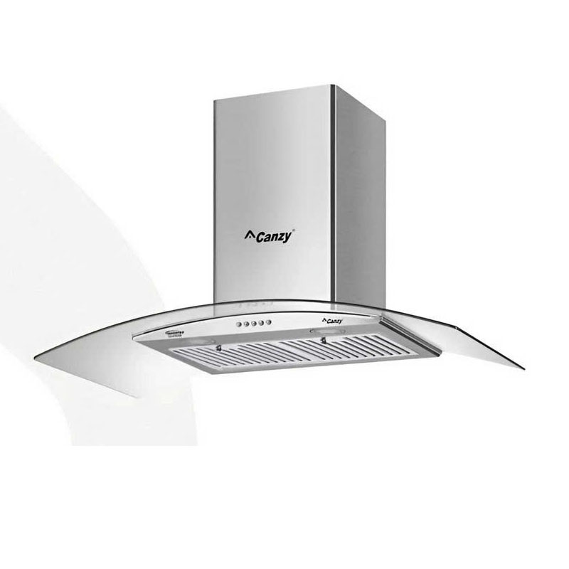 Máy hút mùi Canzy CZ D70SQB chính hãng – thiết kế kính cong sang trọng, hiệu suất hút mạnh