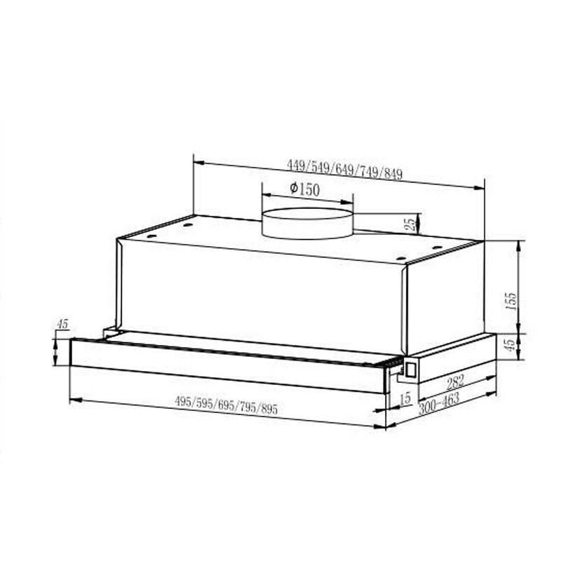 Thông Số Kỹ Thuật Máy Hút Mùi Faster FS SYP 70T