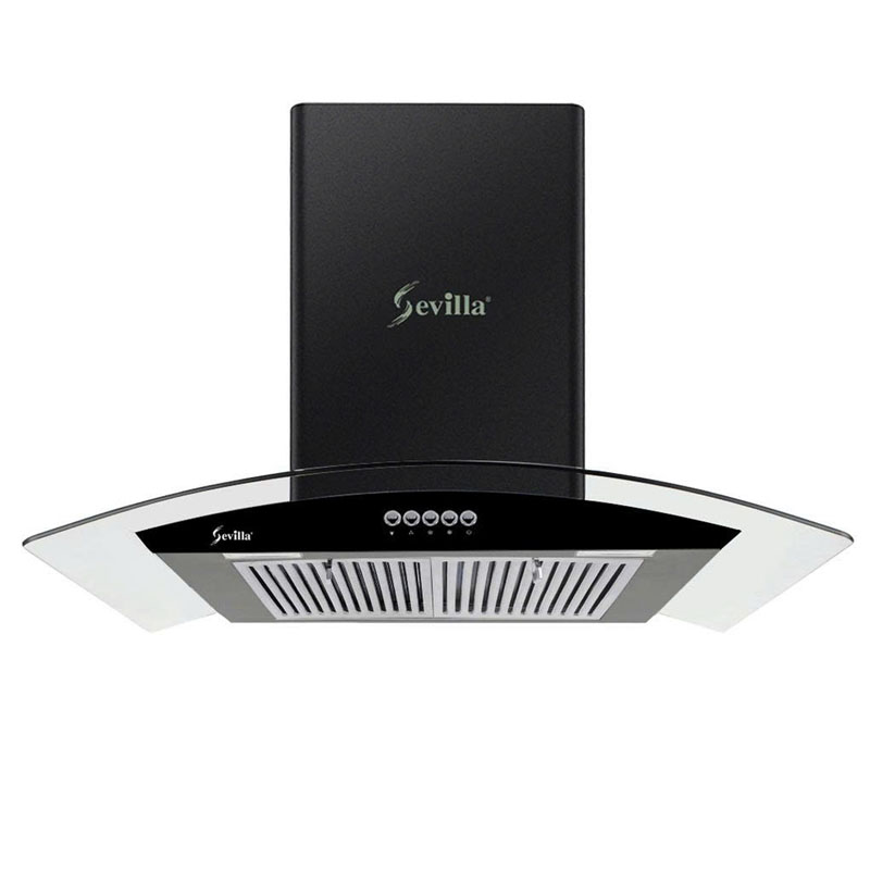 Máy hút mùi Sevilla SV-325D kính cong