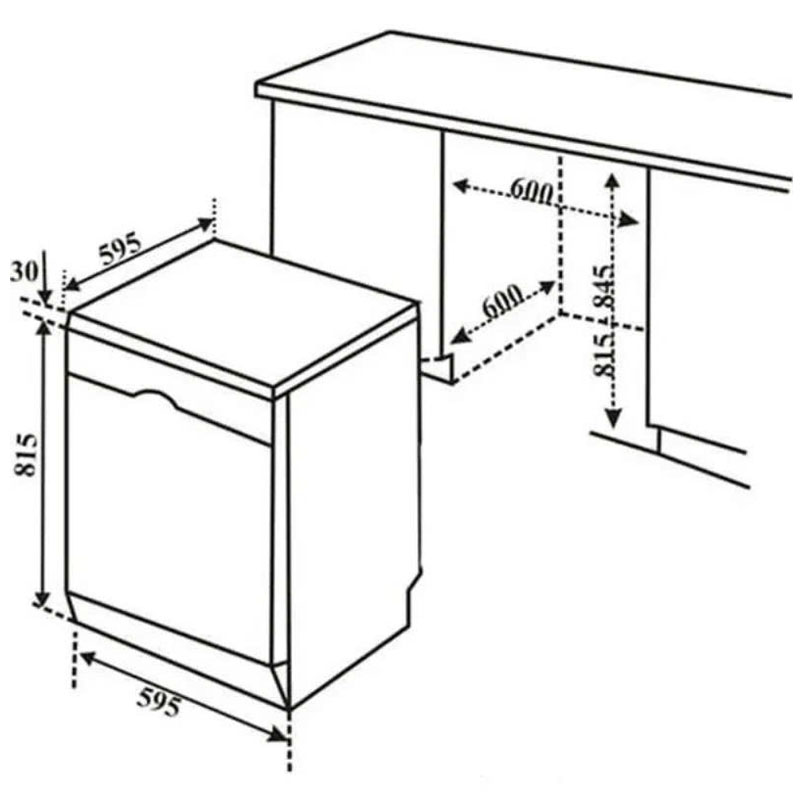 Máy rửa bát Bosch SMS8YCI01E Thống số kỹ thuật