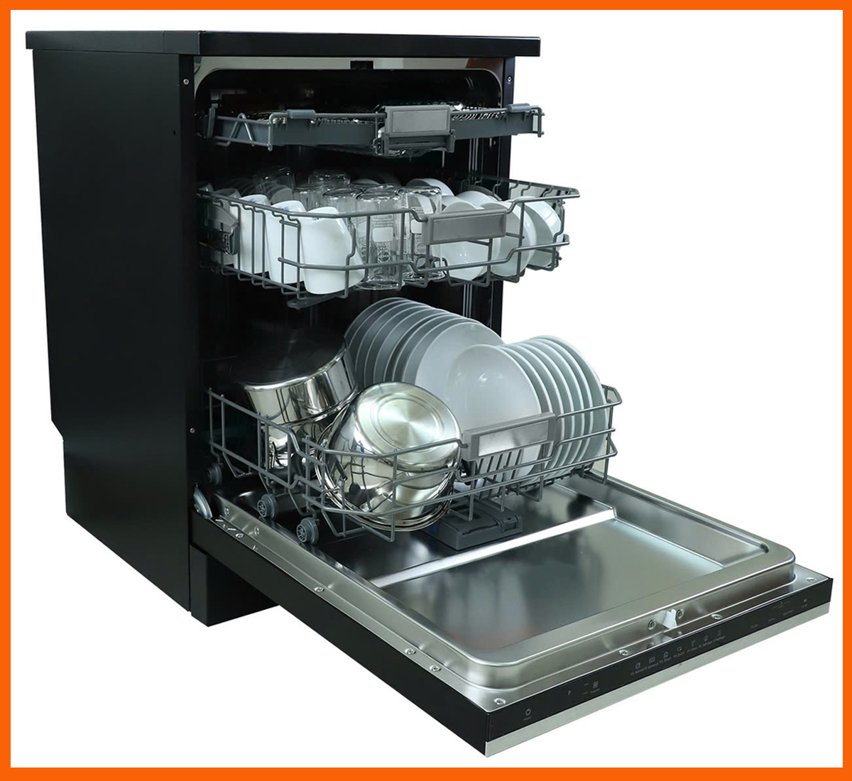 Nội thất bên trong máy rửa bát Canzy CZ-DSW809EU Seri 8