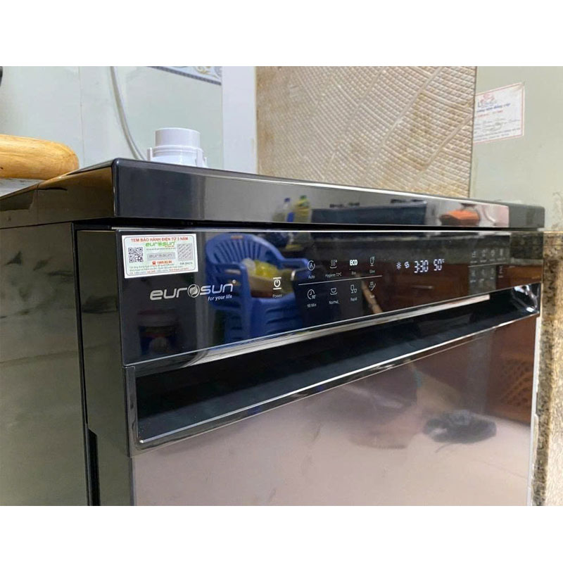 9 chương trình rửa thông minh của máy rửa bát Eurosun SMS81EU19EB