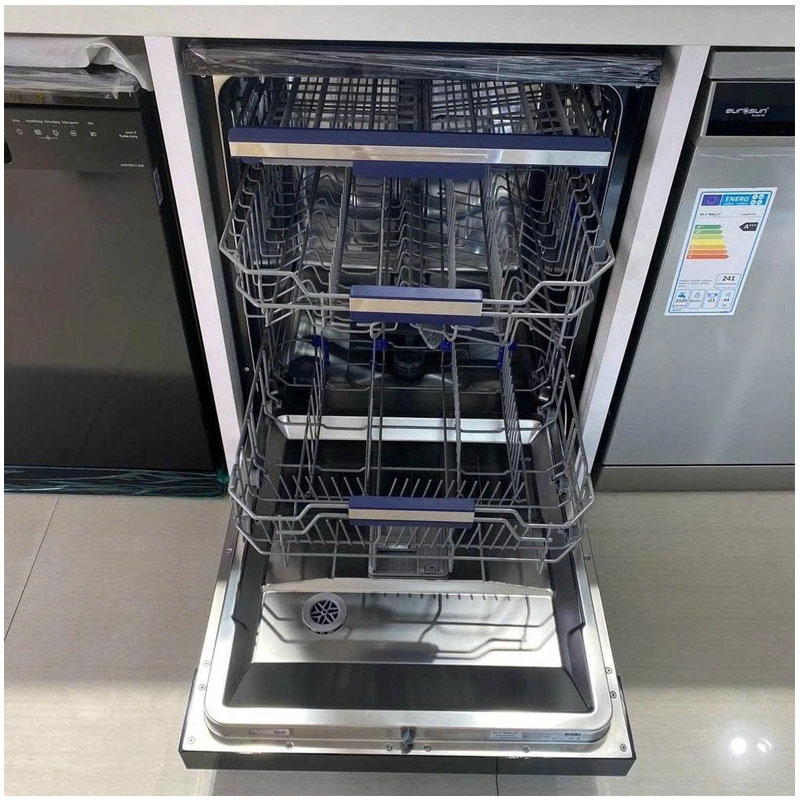 Khay chứa 3 tầng linh hoạt máy rửa bát Eurosun SMS81EU19EB