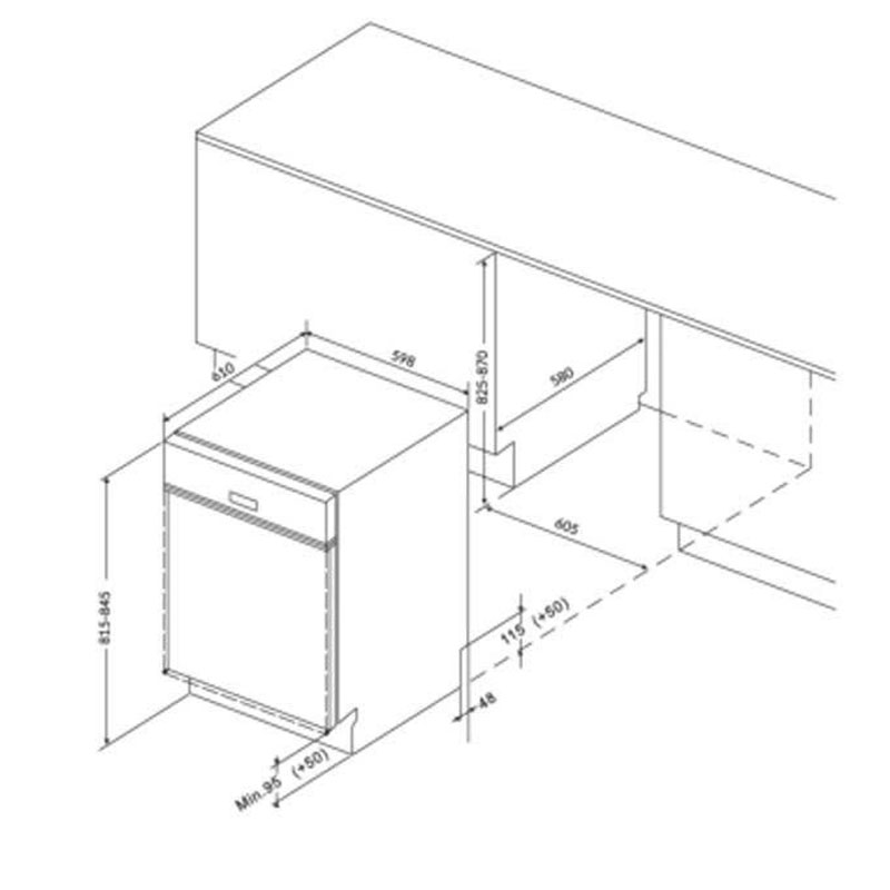 Thông Số Kỹ Thuật Máy rửa bát GrandX SMS8GX89G