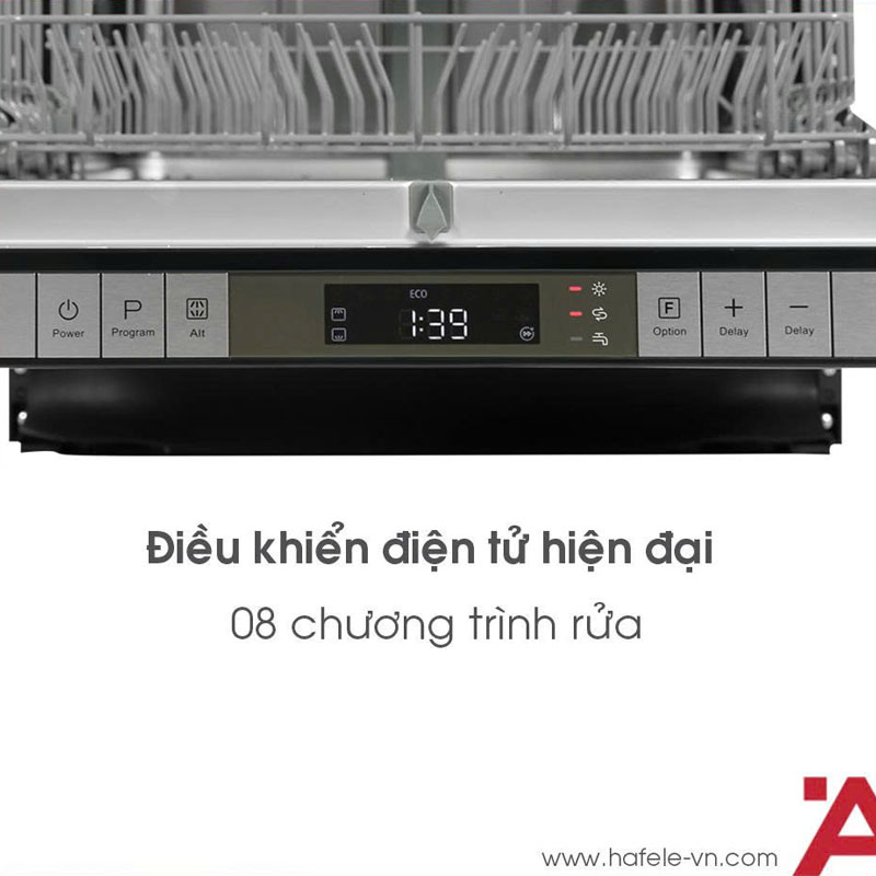 Bảng điều khiển cảm ứng Hafele HDW-SI60AB với màn hình LED trực quan