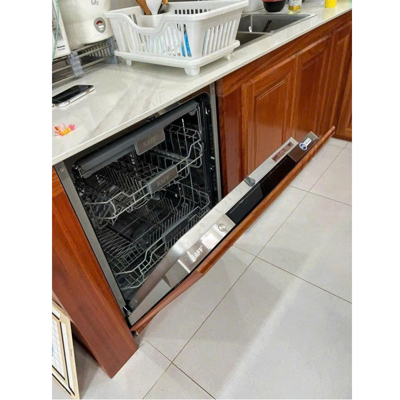 Máy rửa chén âm tủ KAFF KF-BISW12 với 6 chương trình rửa đa dạng