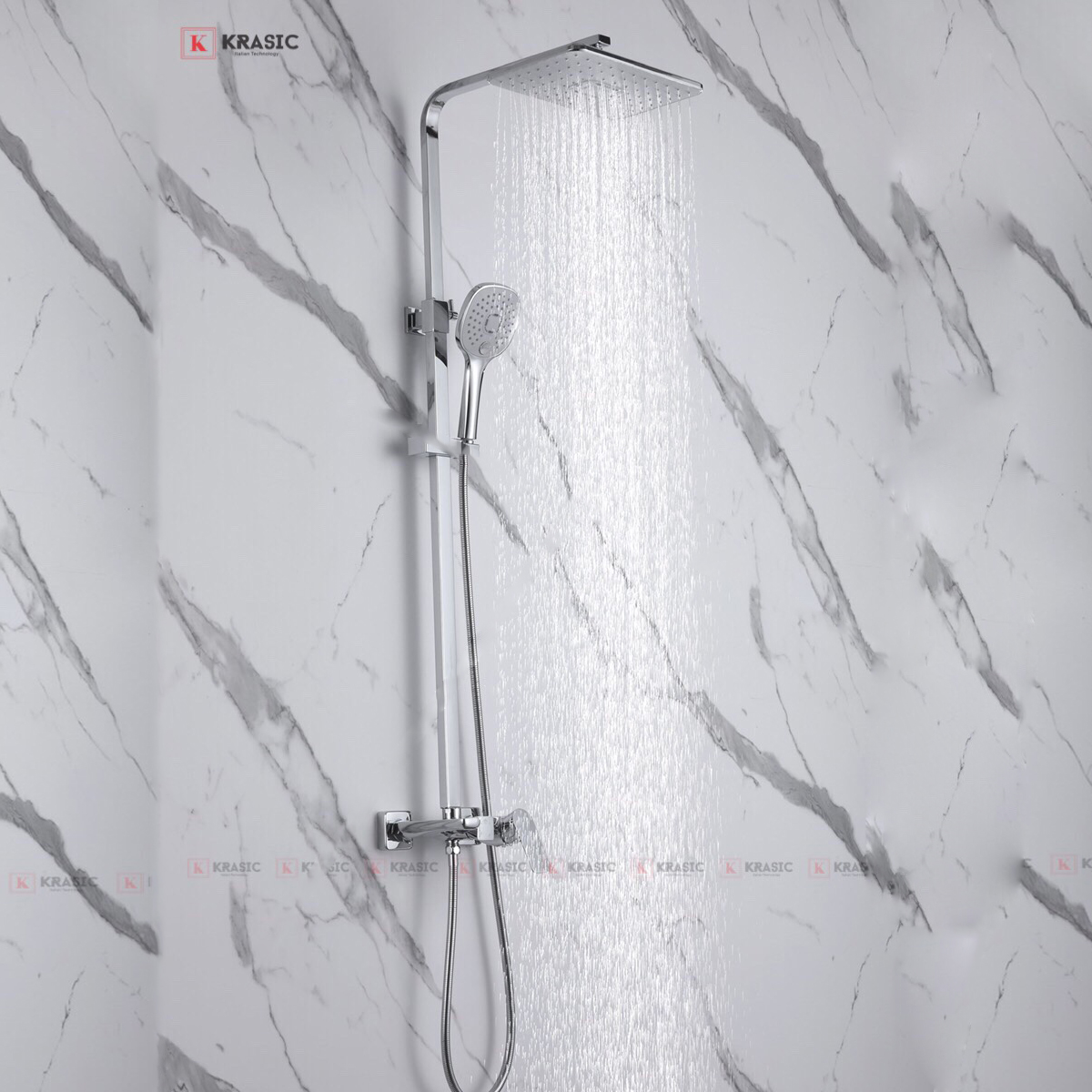 Sen cây KRASIC K06731F chính hãng, thiết kế vuông mạnh mẽ và sang trọng