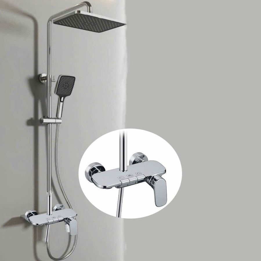 Sen tắm cây Ruhgerlux cao cấp - Chất liệu đồng bền đẹp, công nghệ xả nước mạnh, phù hợp phòng tắm hiện đại