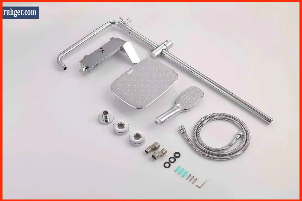Bộ sen tắm đứng nóng lạnh K06723 đi kèm đầy đủ phụ kiện lắp đặt, dễ sử dụng, thiết kế đồng bộ và tiện lợi cho phòng tắm hiện đại