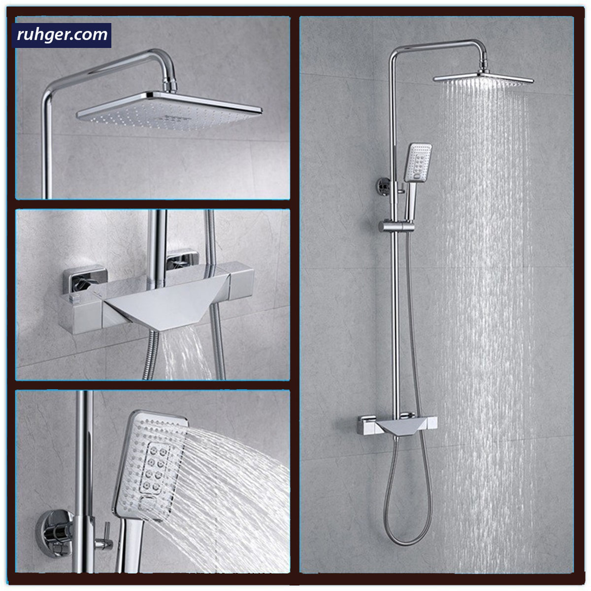 Sen tắm nhiệt độ 1006, điều chỉnh linh hoạt, áp lực nước mạnh