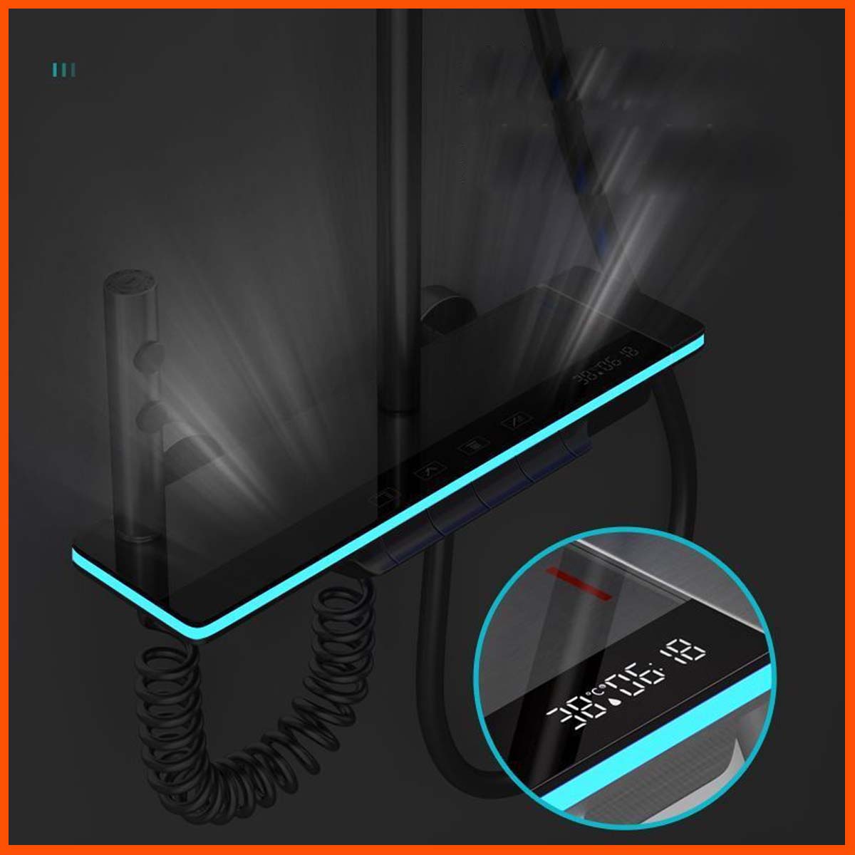 Sen tắm đứng S707 có màn hình LED hiển thị nhiệt độ