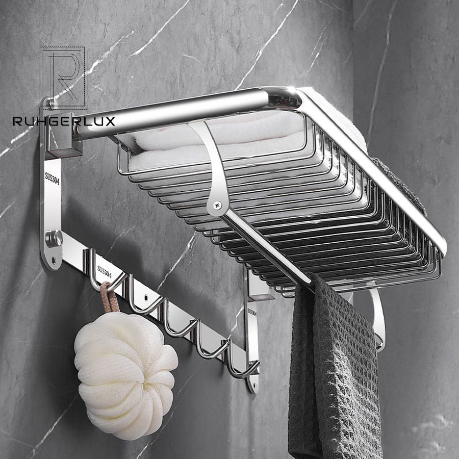Vắt khăn giàn inox 304 RG303 – Chống gỉ sét, chịu lực tốt, giúp phòng tắm luôn gọn gàng, ngăn nắp