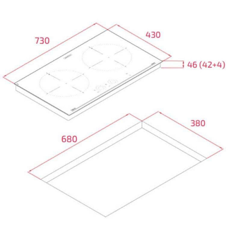 Thông Số Kỹ Thuật Bếp từ TEKA IBC 73200 TTC BK