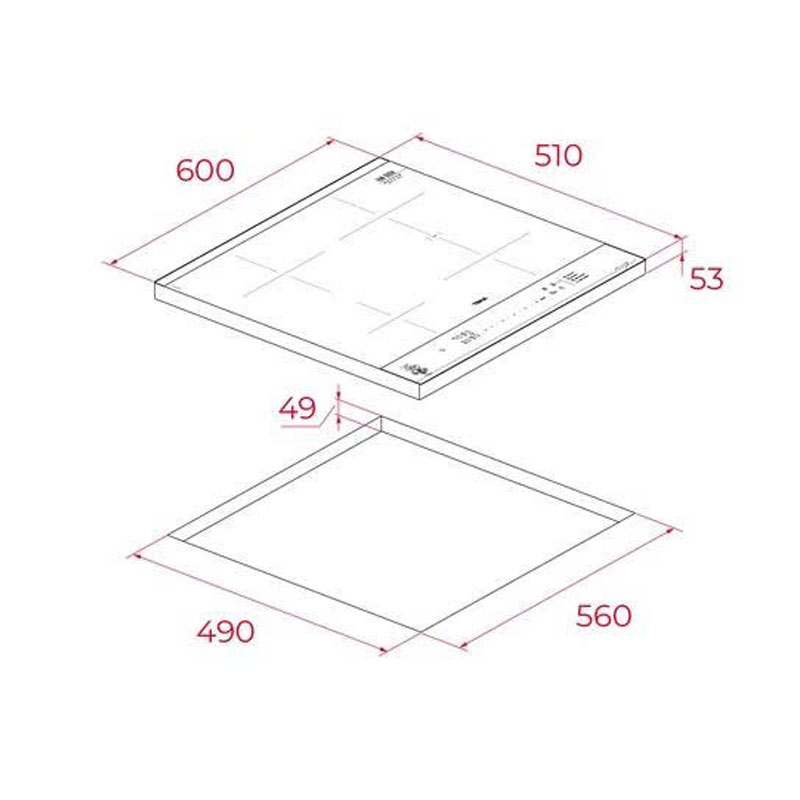 Thông Số Kỹ Thuật Bếp từ Teka IBF 64 VGogh FST BV