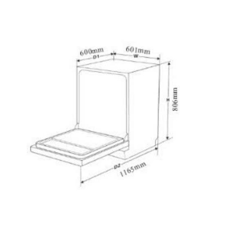 Thông số kỹ thuật Máy rửa bát FASTER SMS 7813BUV