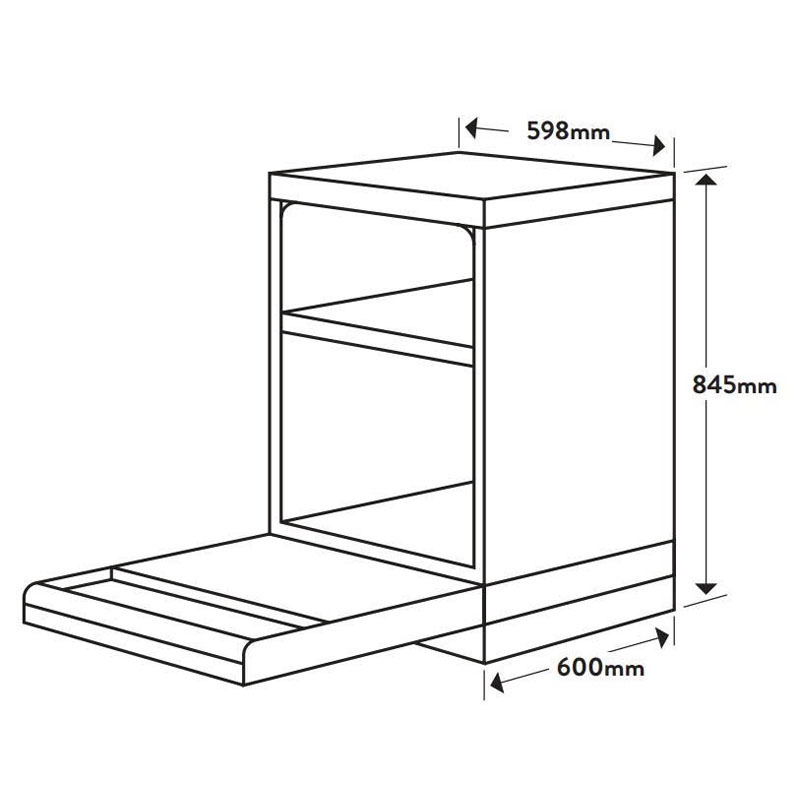 Thông Số Kỹ Thuật Máy rửa bát Kaff KF-BDWSI12.6
