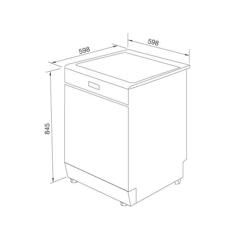 Thông Số Kỹ Thuật Máy rửa chén mdw14-s10tft