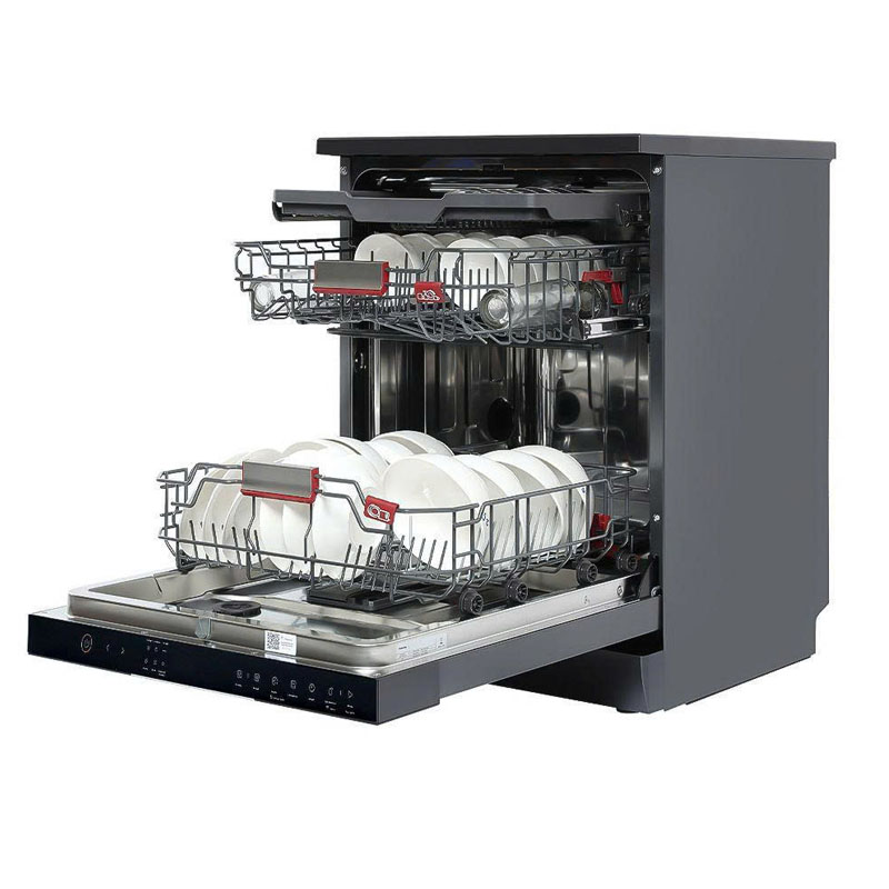 Máy rửa chén Toshiba DW-15F7(G)-VN rửa 15 bộ chén đĩa châu Âu