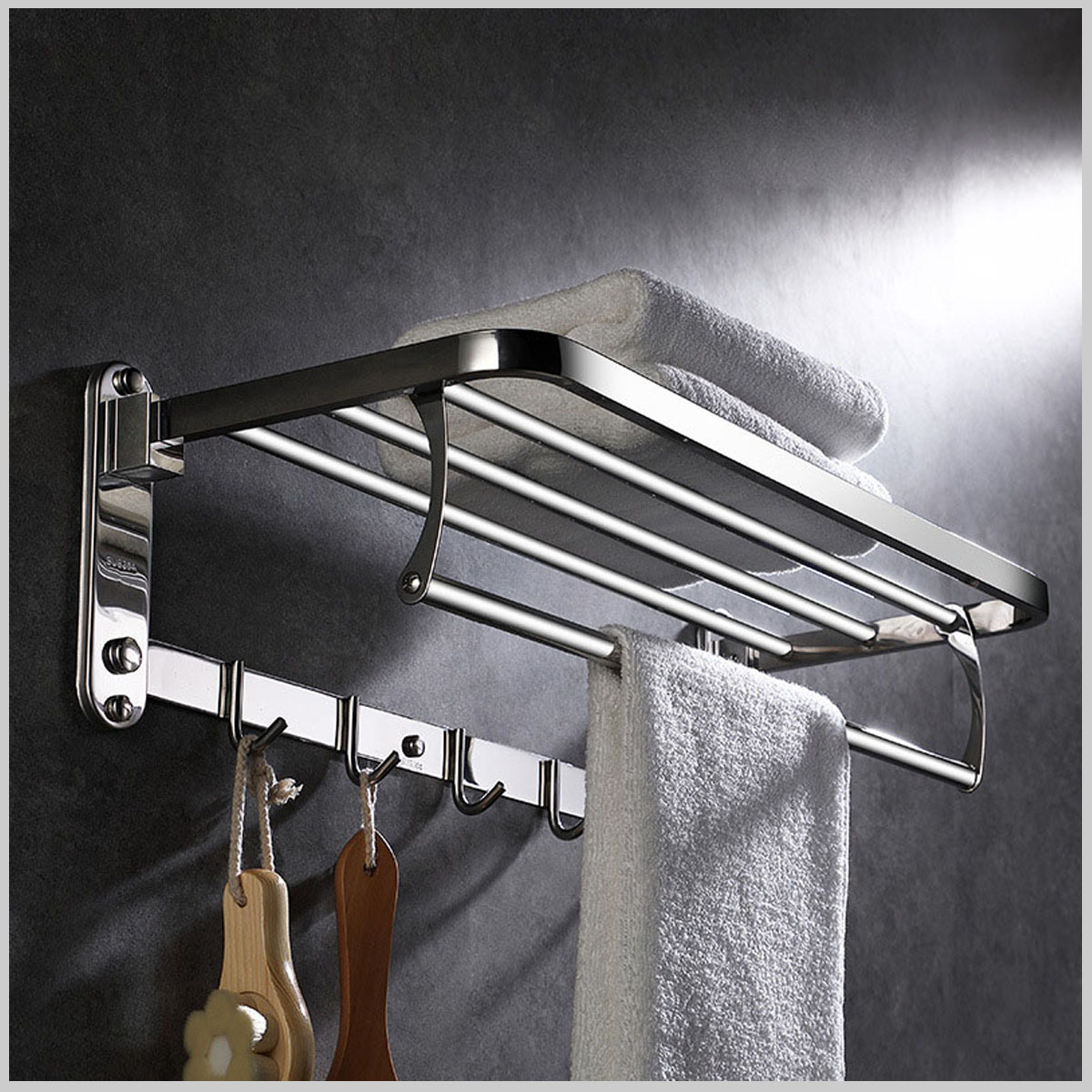 Vắt khăn giàn CB86 chất liệu inox 304 chống gỉ sét, tiện lợi và gọn gàng